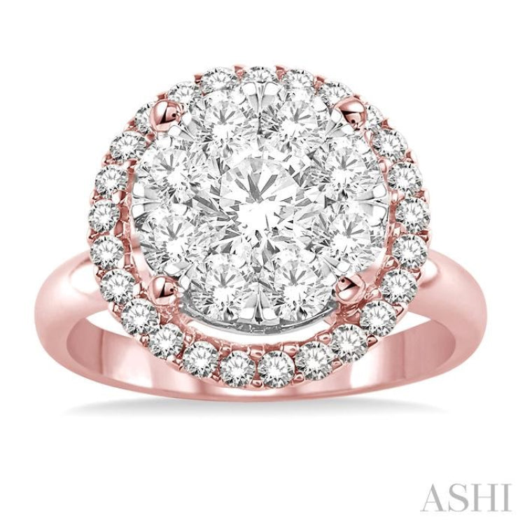 Halo Lovebright Essential Diamond Engagement Ring