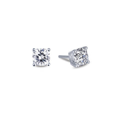 1.98 Ctw Solitaire Stud Earrings