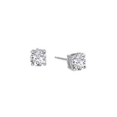 0.72 Ctw Solitaire Stud Earrings