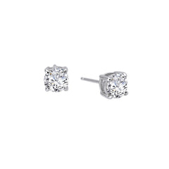 1.32 Ctw Solitaire Stud Earrings