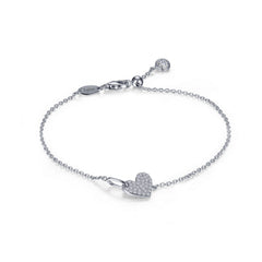 Shimmering Heart Bracelet