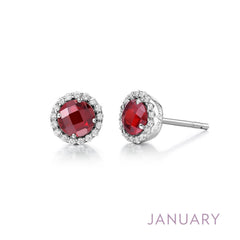 January Birthstone Earrings