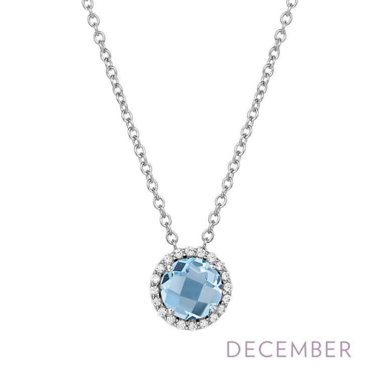 December Birthstone Necklace