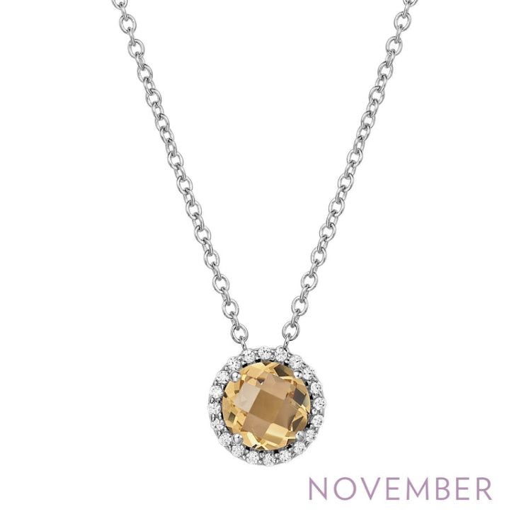 November Birthstone Necklace