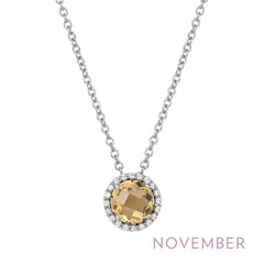 November Birthstone Necklace