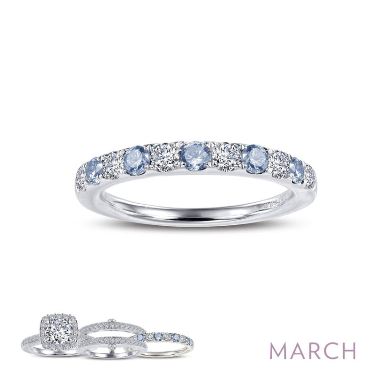 March Birthstone Ring