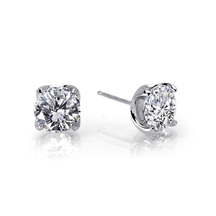 5 Ctw Solitaire Stud Earrings