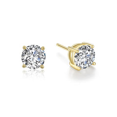 2.5 Ctw Solitaire Stud Earrings