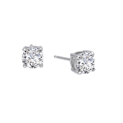 2.5 CTW Solitaire Stud Earrings