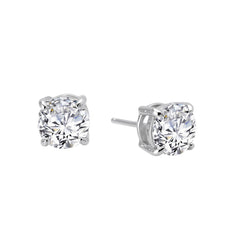 5.5 Ctw Solitaire Stud Earrings