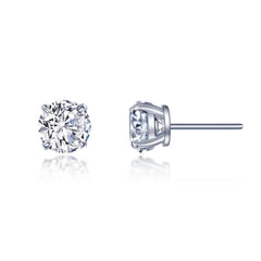 Solitaire Stud Earrings