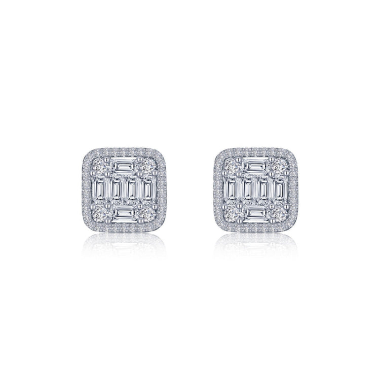 2.68 Ctw Stud  Earrings