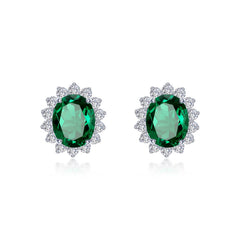 6.2 Ctw Halo Stud  Earrings