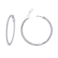 35 Mm Hoop Earrings