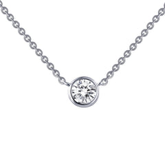 0.46 Ctw Solitaire Necklace