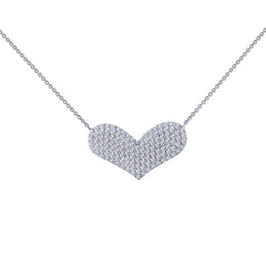 1.21 Ctw Heart Necklace