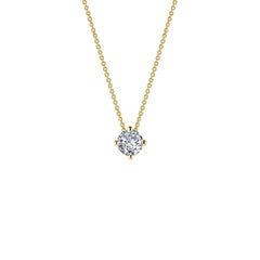 0.65 Ctw Solitaire Necklace