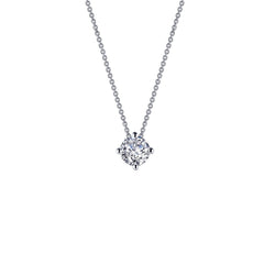 0.85 Ctw Solitaire Necklace