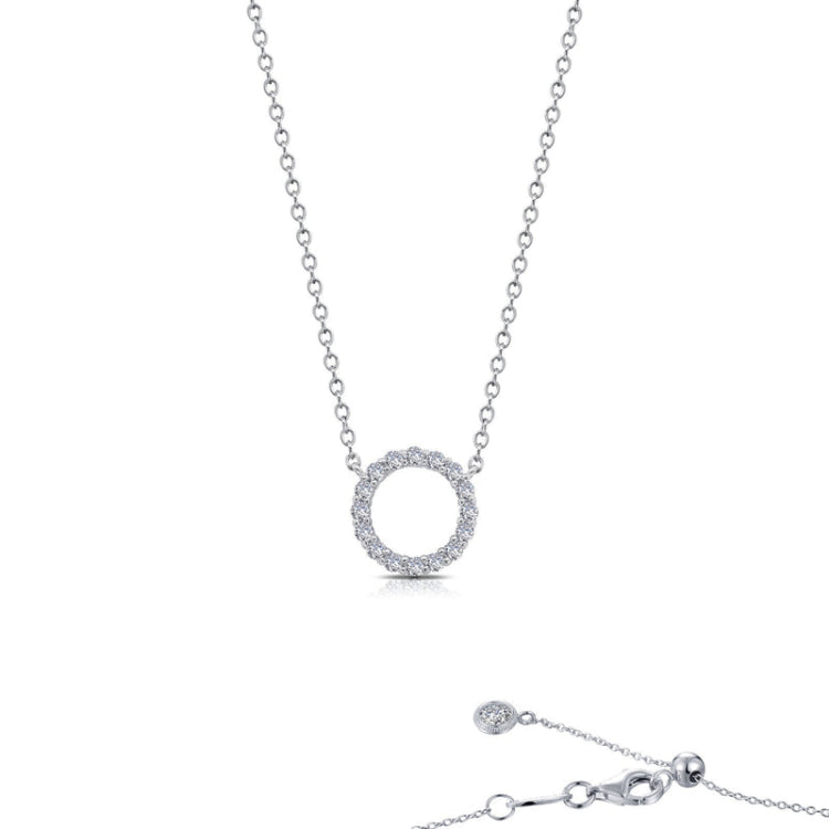 0.41 Ctw Open Circle Necklace