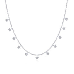 0.73 Ctw Starfall Necklace