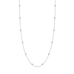 0.73 Ctw Station Necklace