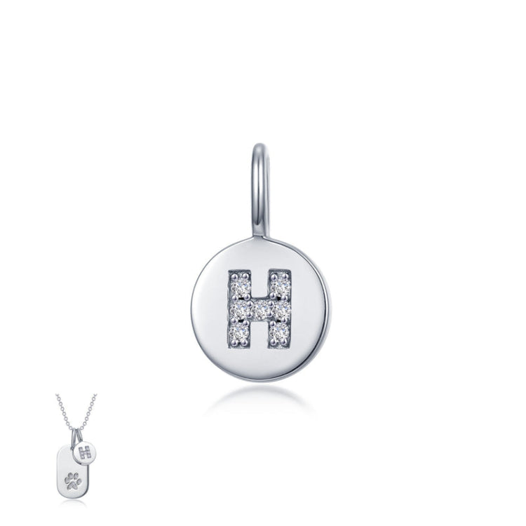 Letter H Charm