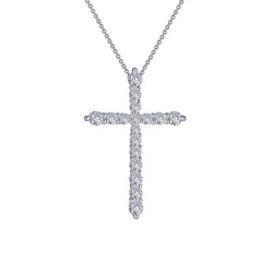 1.06 Ctw Cross Pendant Necklace