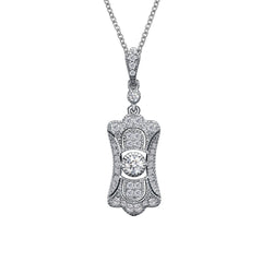 Art Deco Inspired Pendant Necklace