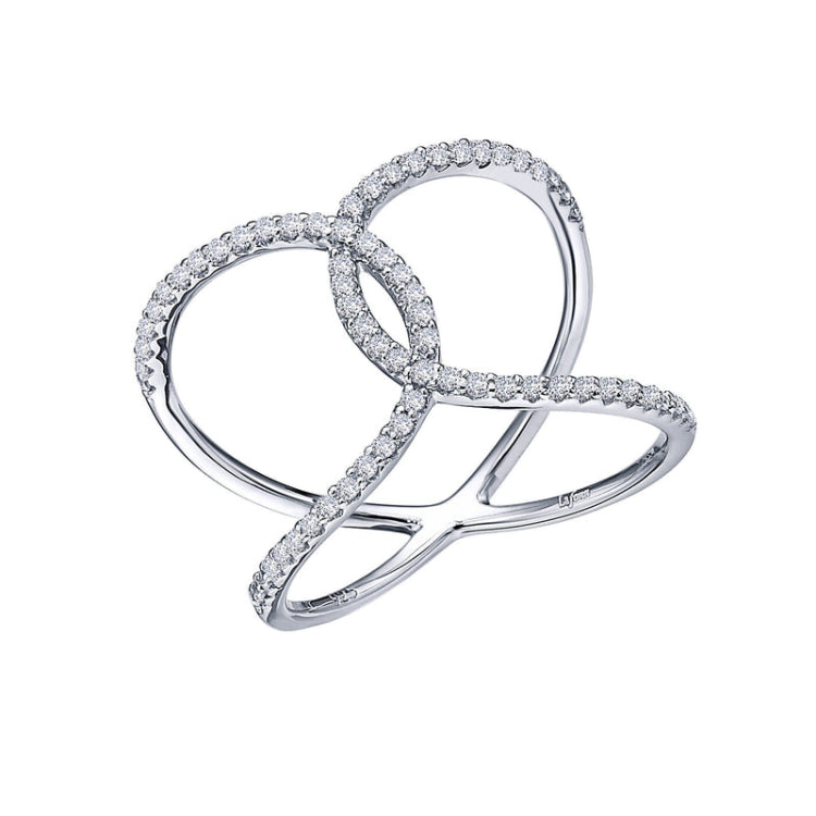 Open Crisscross Ring