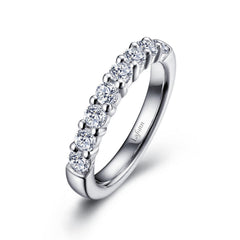 1 Ctw Half-Eternity Band