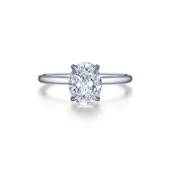 Oval Solitaire Engagement Ring