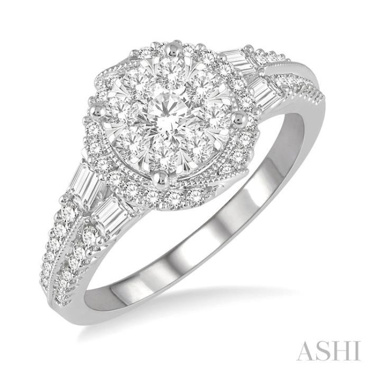 Halo Lovebright Diamond Engagement Ring