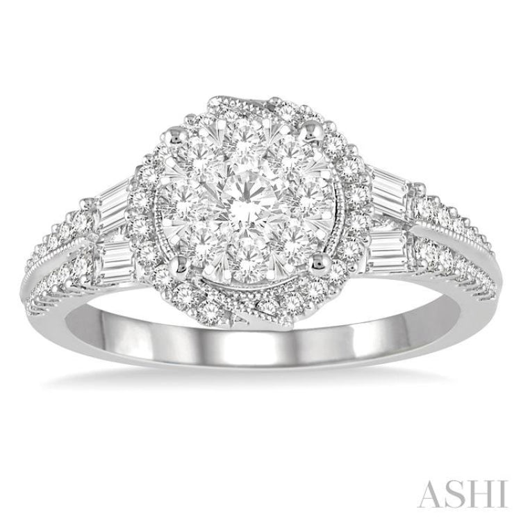 Halo Lovebright Diamond Engagement Ring