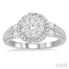 Halo Lovebright Diamond Engagement Ring