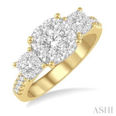 Past Present & Future Lovebright Essential Diamond Engagement Ring