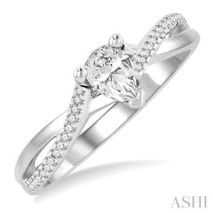 Pear Shape Diamond Engagement Ring