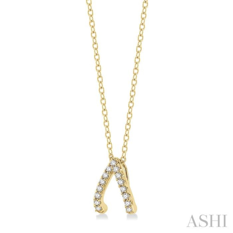 Wishbone Petite Diamond Fashion Pendant