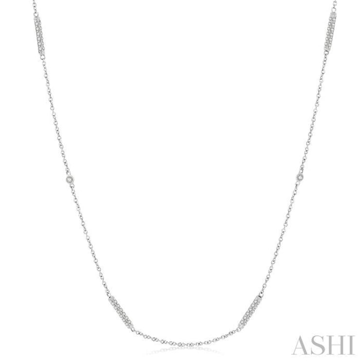 Diamond Station Necklace