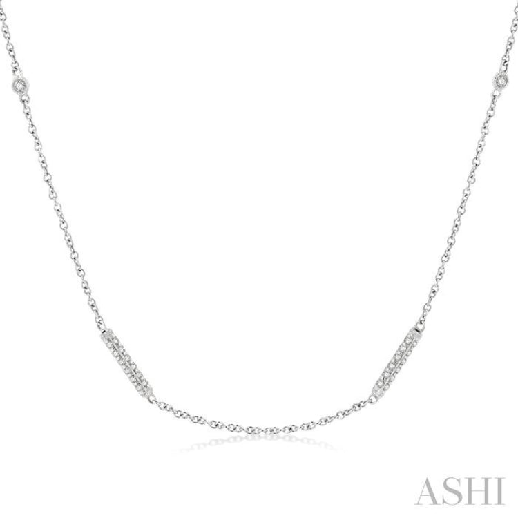 Diamond Station Necklace