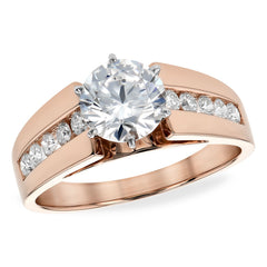 14Kt Gold Semi-Mount Engagement Ring