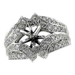 14KT Gold Semi-Mount Engagement Ring