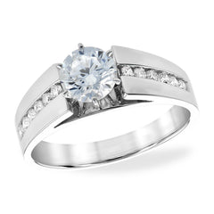 14KT Gold Semi-Mount Engagement Ring