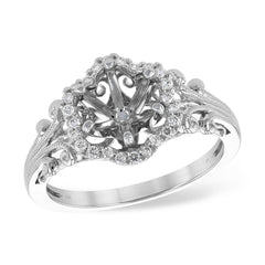14KT Gold Semi-Mount Engagement Ring