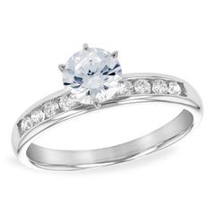 14KT Gold Semi-Mount Engagement Ring