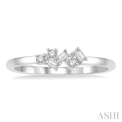 Scatter Petite Baguette Diamond Fashion Ring