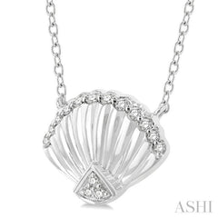 Seashell Petite Diamond Fashion Pendant