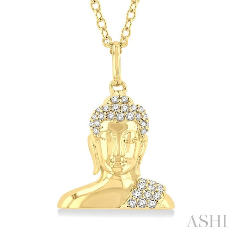 Buddha Petite Diamond Fashion Pendant