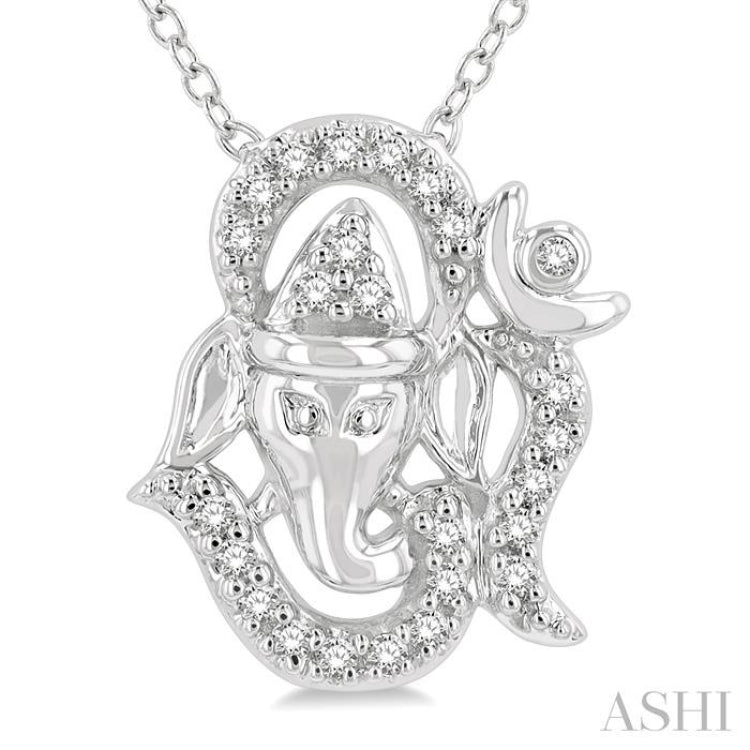 'Om Ganesha' Petite Diamond Fashion Pendant