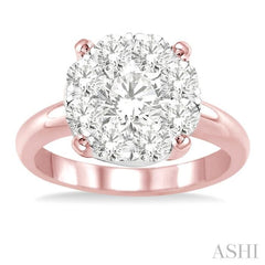 Round Shape Lovebright Essential Diamond Ring