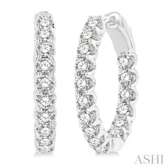 Inside-Out Diamond Hoop Earrings